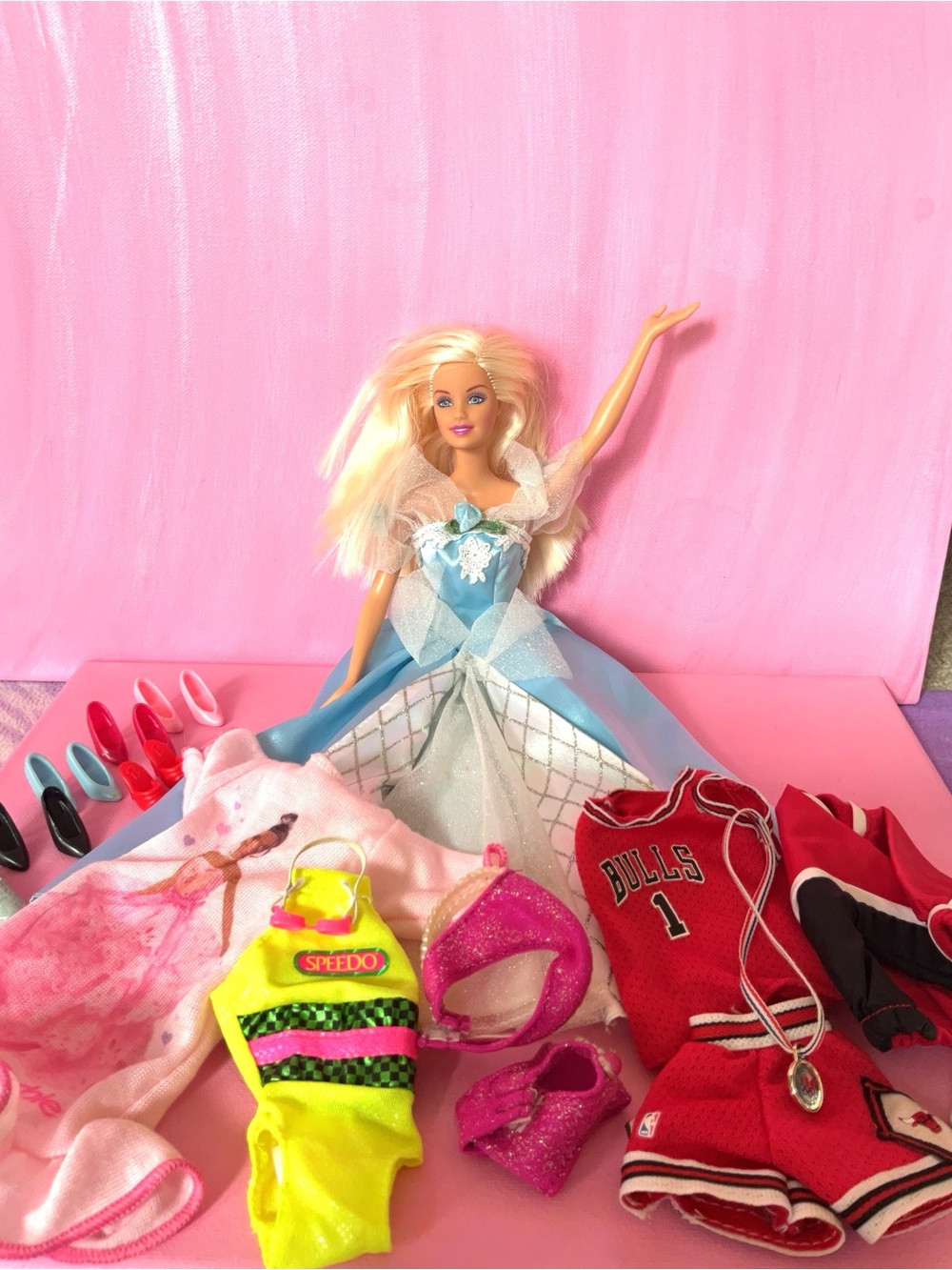 Y2K BARBIE BUNDLE 💕 Barbie Blonde Doll + Clothing + Accessories
